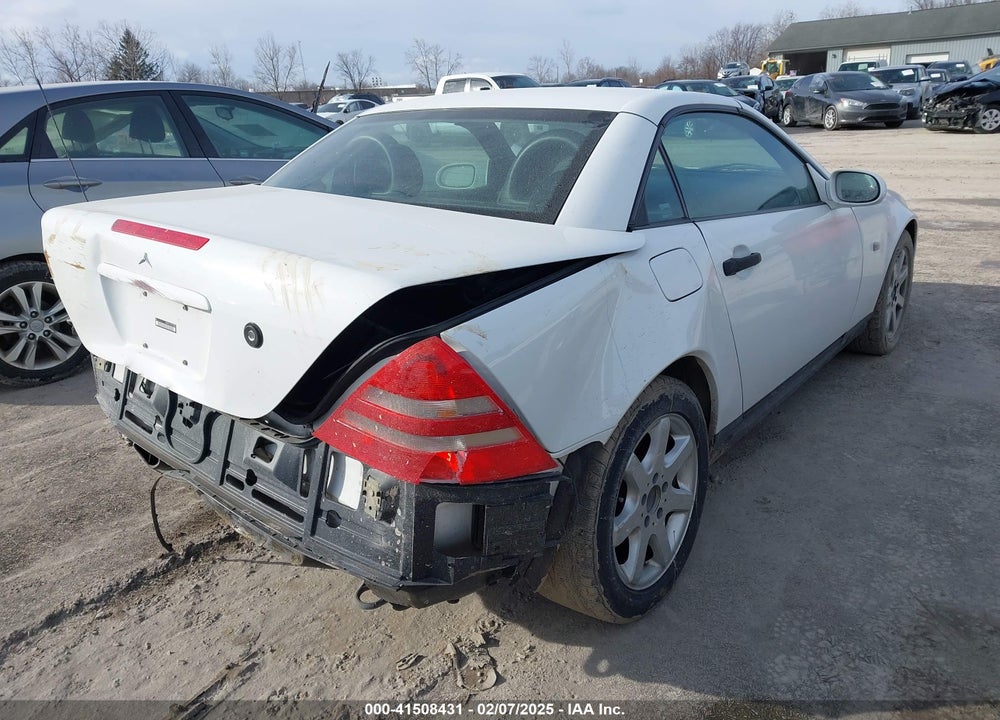 1999 MERCEDES-BENZ SLK 230 KOMPRESSOR VIN: WDBKK47F4XF128106