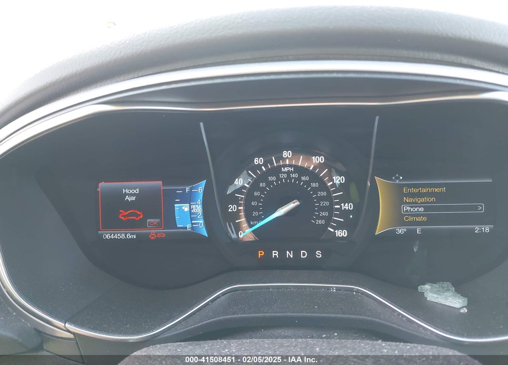 2016 FORD FUSION VIN: 3FA6P0H7XGR310213