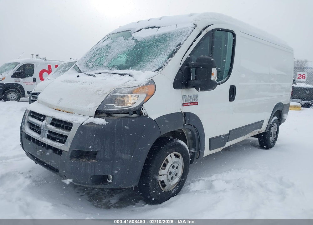 2017 RAM PROMASTER 1500 LOW ROOF 136 WB VIN: 3C6TRVAG8HE529444