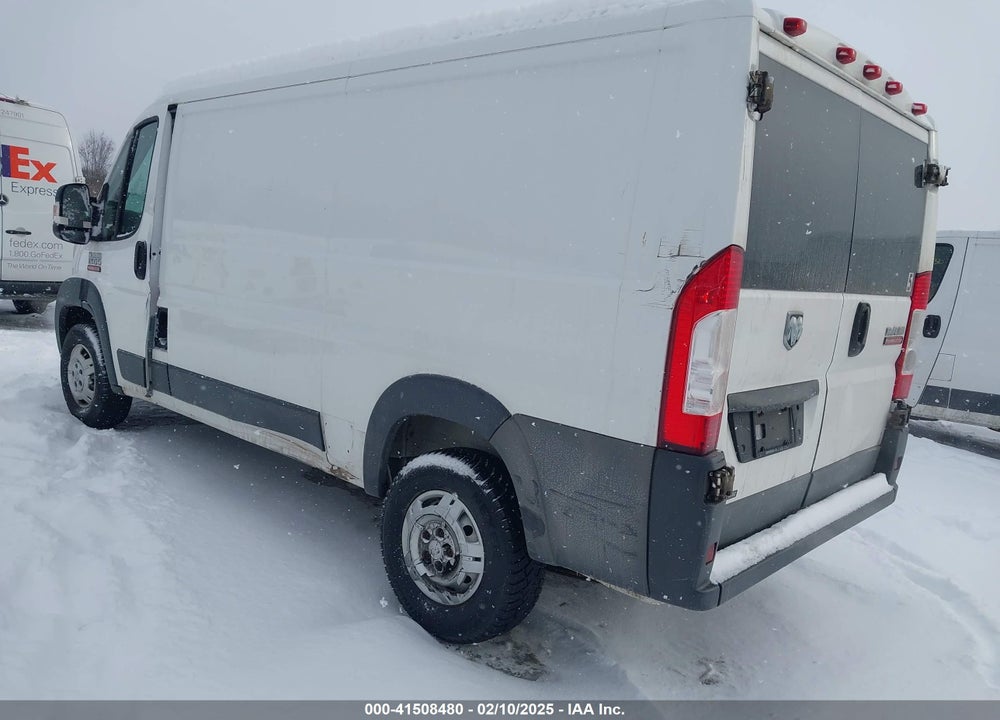 2017 RAM PROMASTER 1500 LOW ROOF 136 WB VIN: 3C6TRVAG8HE529444