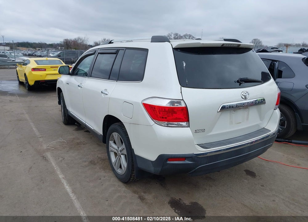2012 TOYOTA HIGHLANDER LIMITED V6 VIN: 5TDYK3EH0CS068023