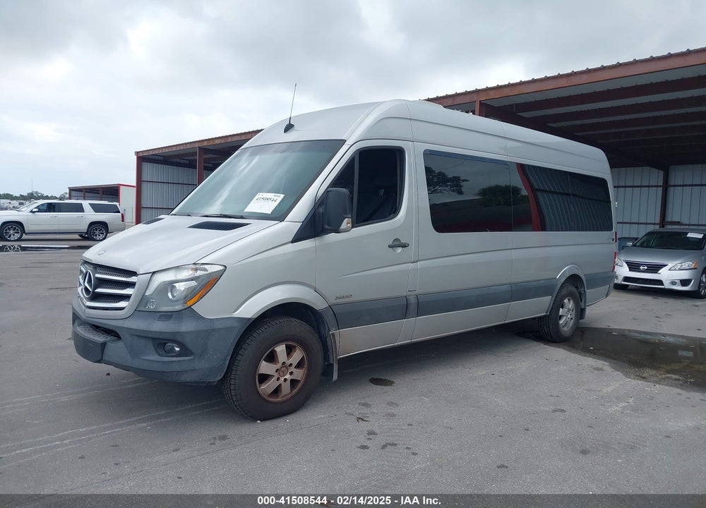 2016 MERCEDES-BENZ SPRINTER 2500 HIGH ROOF VIN: WDZPE8DD6GP177648