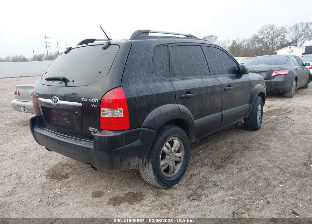 2008 HYUNDAI TUCSON LIMITED V6/SE VIN: KM8JN72DX8U857392