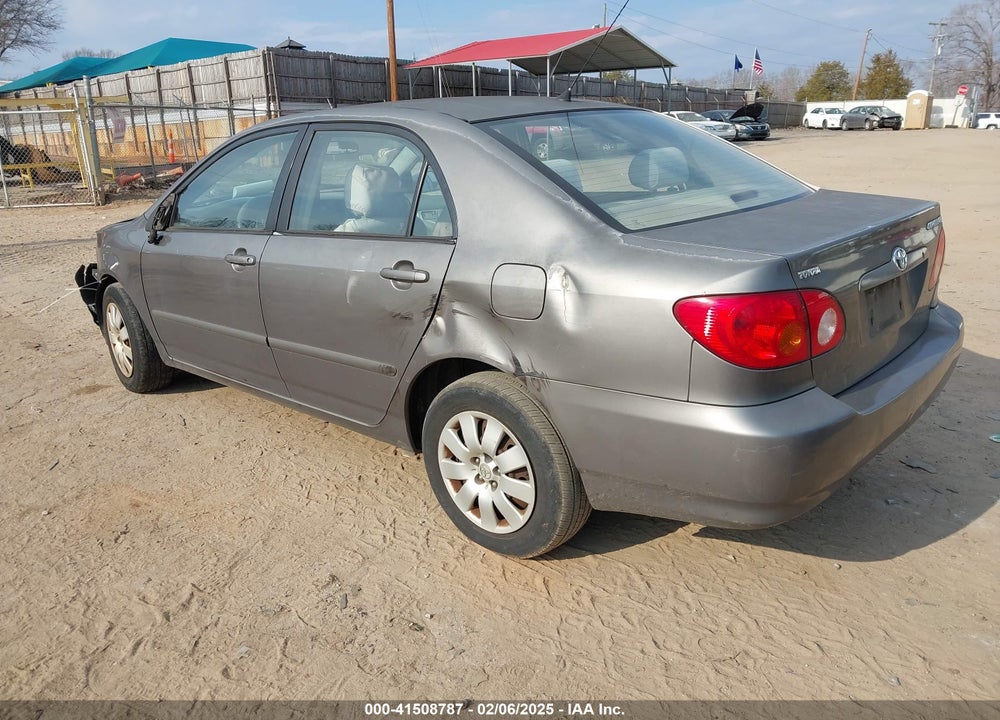 2003 TOYOTA COROLLA LE VIN: 1NXBR32E93Z138461