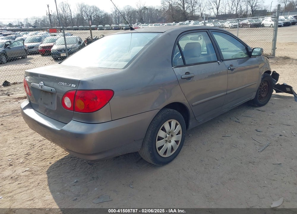 2003 TOYOTA COROLLA LE VIN: 1NXBR32E93Z138461
