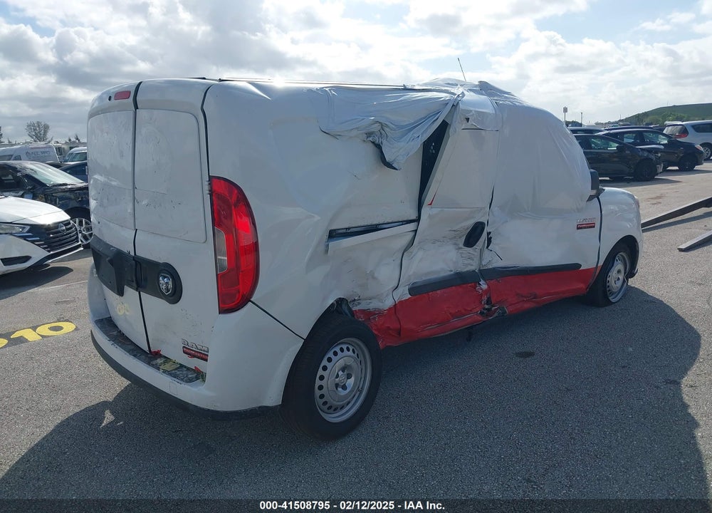 2022 RAM PROMASTER CITY CARGO VAN VIN: ZFBHRFAB6N6W60921