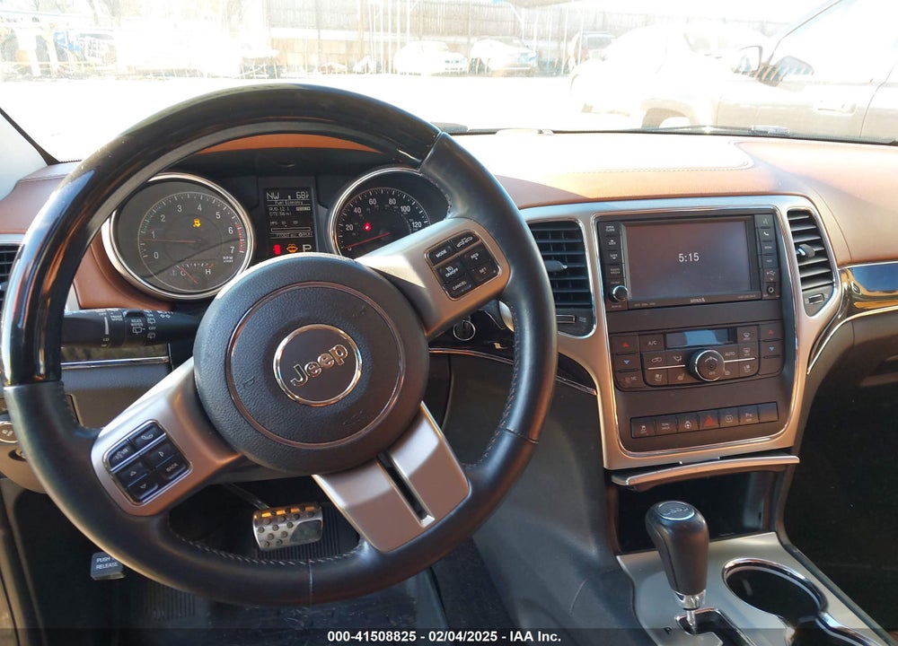 2012 JEEP GRAND CHEROKEE OVERLAND VIN: 1C4RJFCT6CC296979