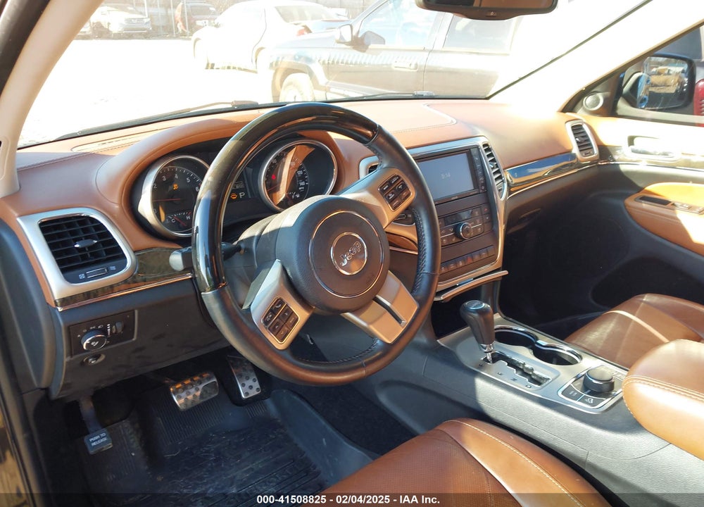 2012 JEEP GRAND CHEROKEE OVERLAND VIN: 1C4RJFCT6CC296979