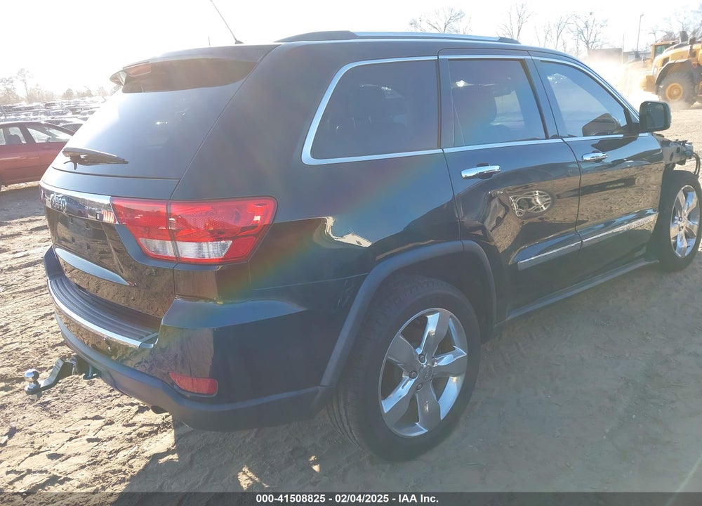 2012 JEEP GRAND CHEROKEE OVERLAND VIN: 1C4RJFCT6CC296979