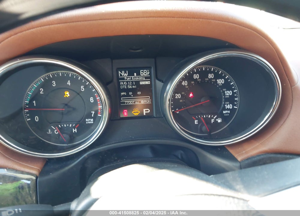 2012 JEEP GRAND CHEROKEE OVERLAND VIN: 1C4RJFCT6CC296979