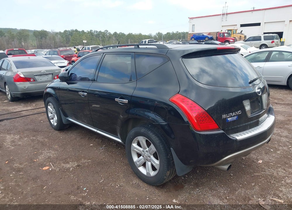 2007 NISSAN MURANO SL VIN: JN8AZ08T67W508574