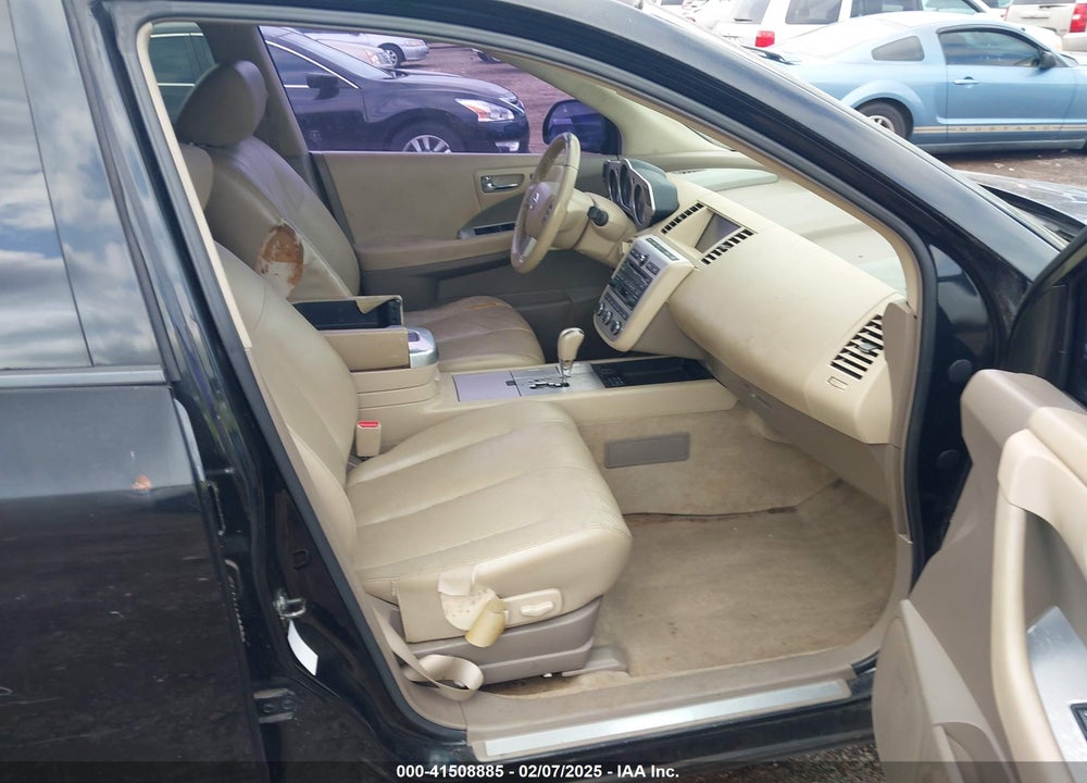 2007 NISSAN MURANO SL VIN: JN8AZ08T67W508574
