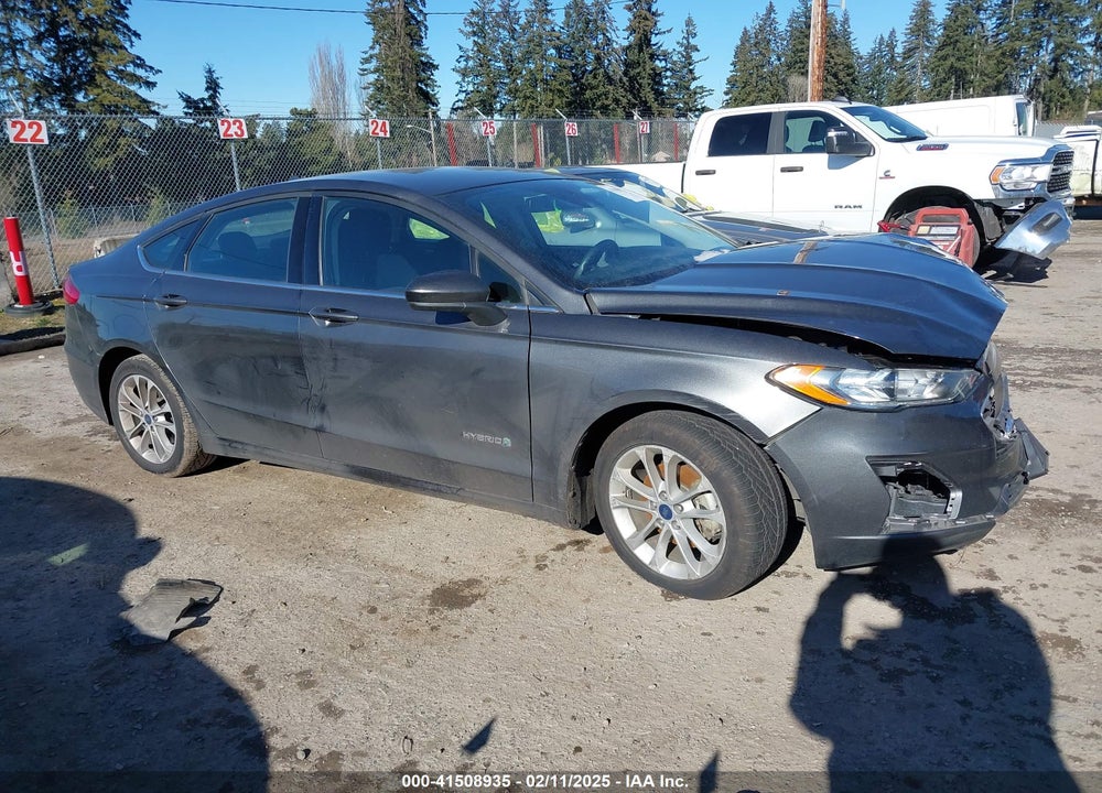 2019 FORD FUSION HYBRID VIN: 3FA6P0LU0KR278393