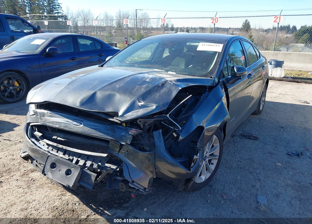2019 FORD FUSION HYBRID VIN: 3FA6P0LU0KR278393