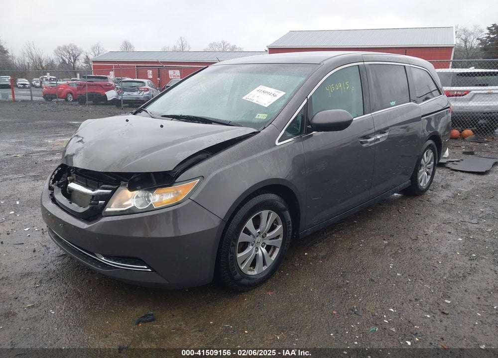 2016 HONDA ODYSSEY SE VIN: 5FNRL5H3XGB008869