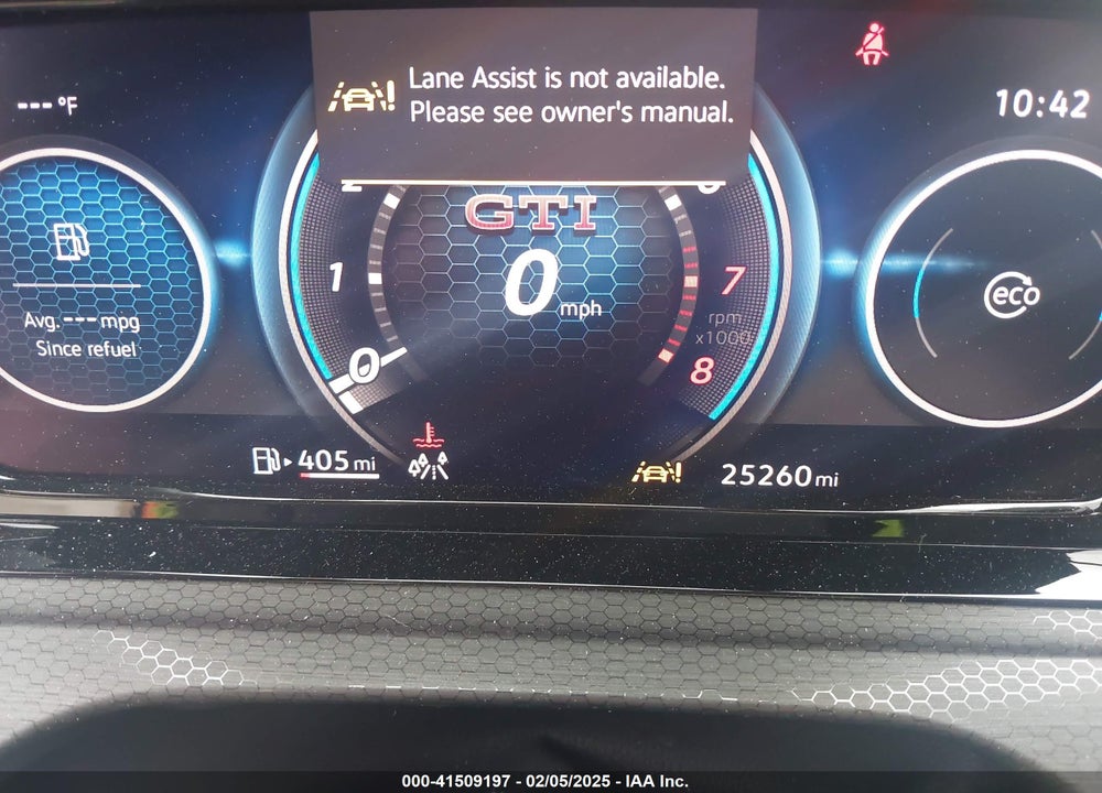 2022 VOLKSWAGEN GOLF GTI VIN: WVW687CD2NW196277