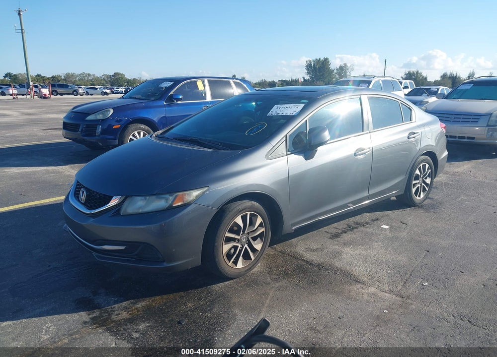 2013 HONDA CIVIC VIN: 19XFB2F85DE024708