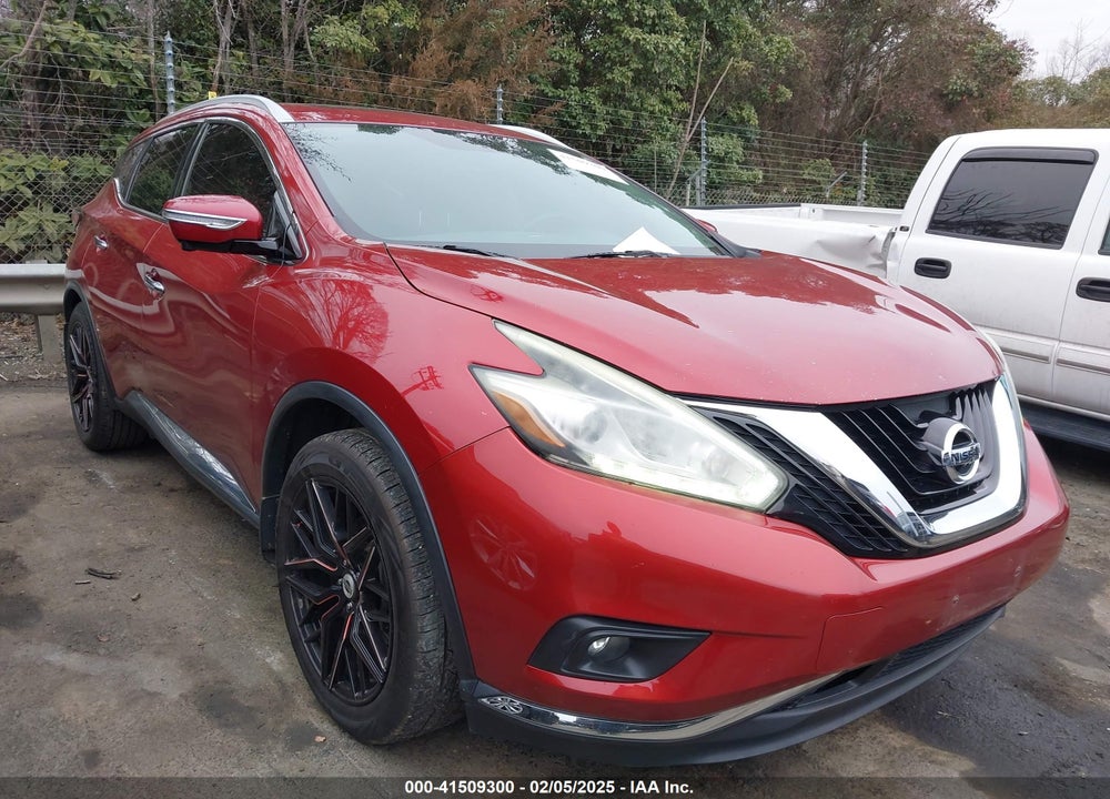 2015 NISSAN MURANO PLATINUM VIN: 5N1AZ2MG0FN212949