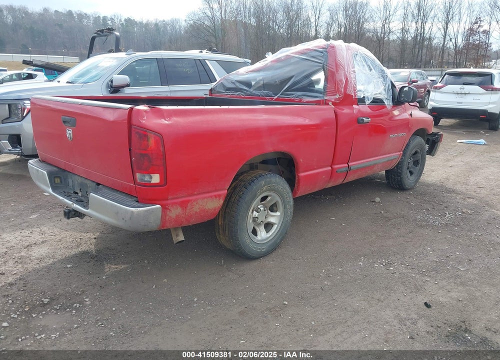 2005 DODGE RAM 1500 ST VIN: 1D7HA16N25J508454
