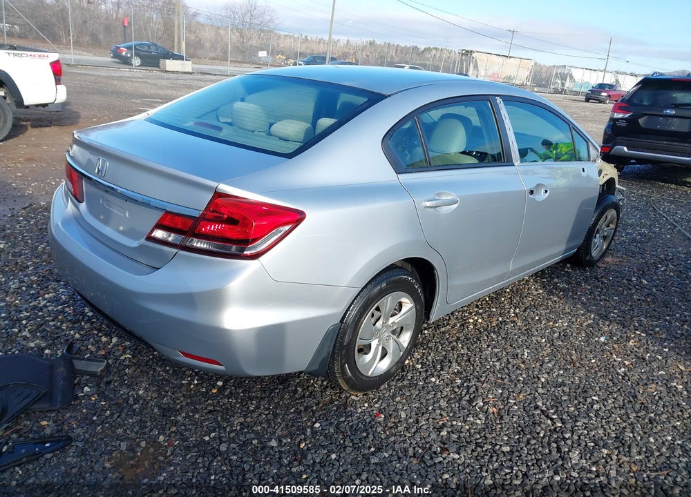 2013 HONDA CIVIC VIN: 2HGFB2F52DH551312