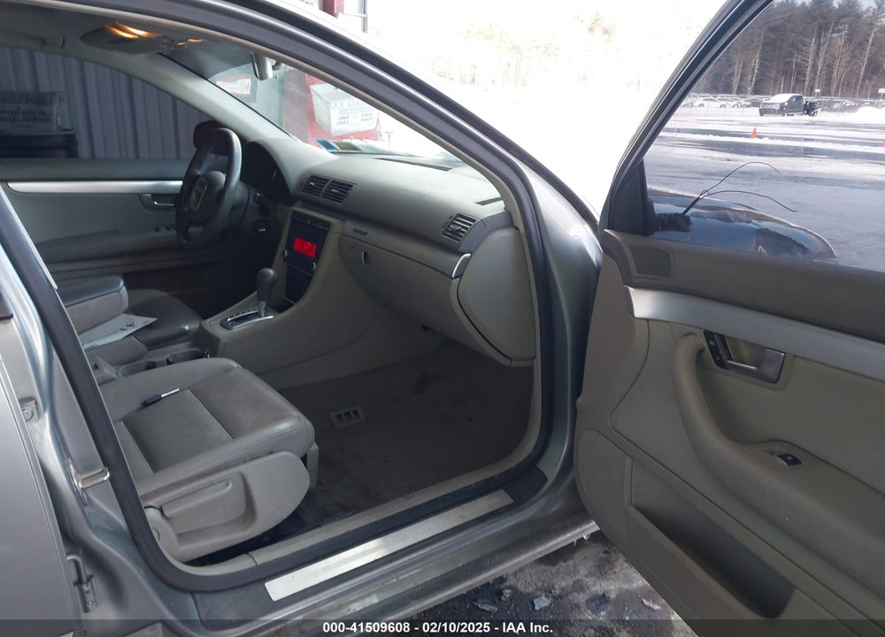 2007 AUDI A4 2.0T VIN: WAUDF78E17A105768