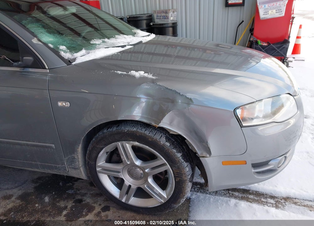 2007 AUDI A4 2.0T VIN: WAUDF78E17A105768