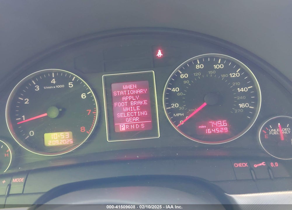 2007 AUDI A4 2.0T VIN: WAUDF78E17A105768