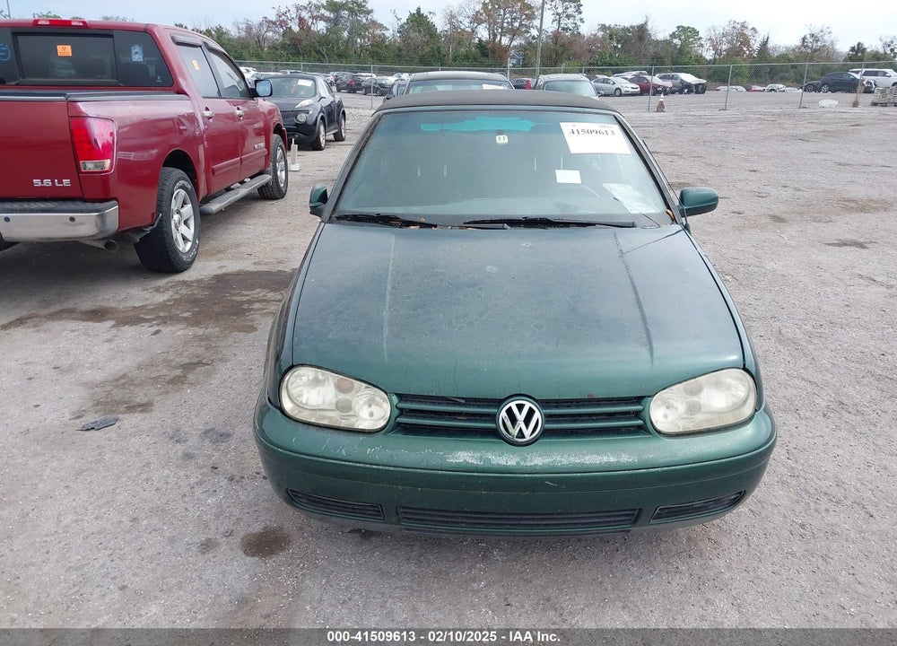 2000 VOLKSWAGEN CABRIO GLS VIN: 3VWDC21V5YM801852