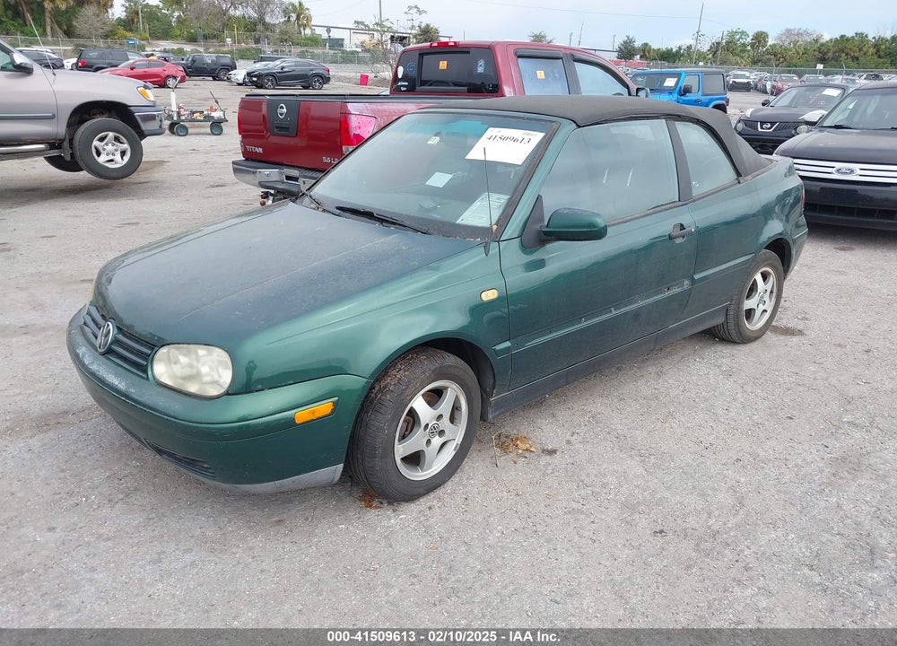 2000 VOLKSWAGEN CABRIO GLS VIN: 3VWDC21V5YM801852