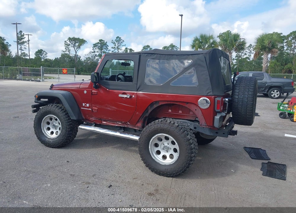 2007 JEEP WRANGLER X VIN: 1J8FA24187L180609