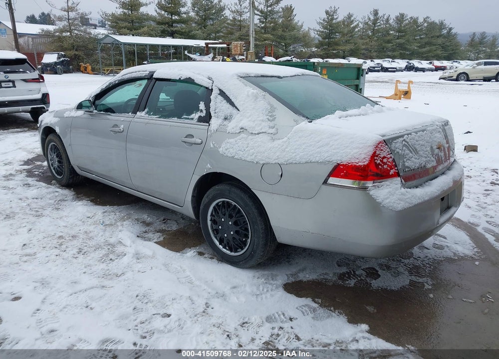 2008 CHEVROLET IMPALA LS VIN: 2G1WB55K489110975