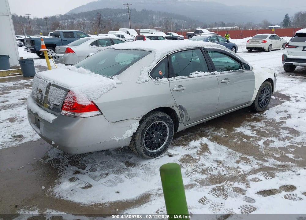 2008 CHEVROLET IMPALA LS VIN: 2G1WB55K489110975