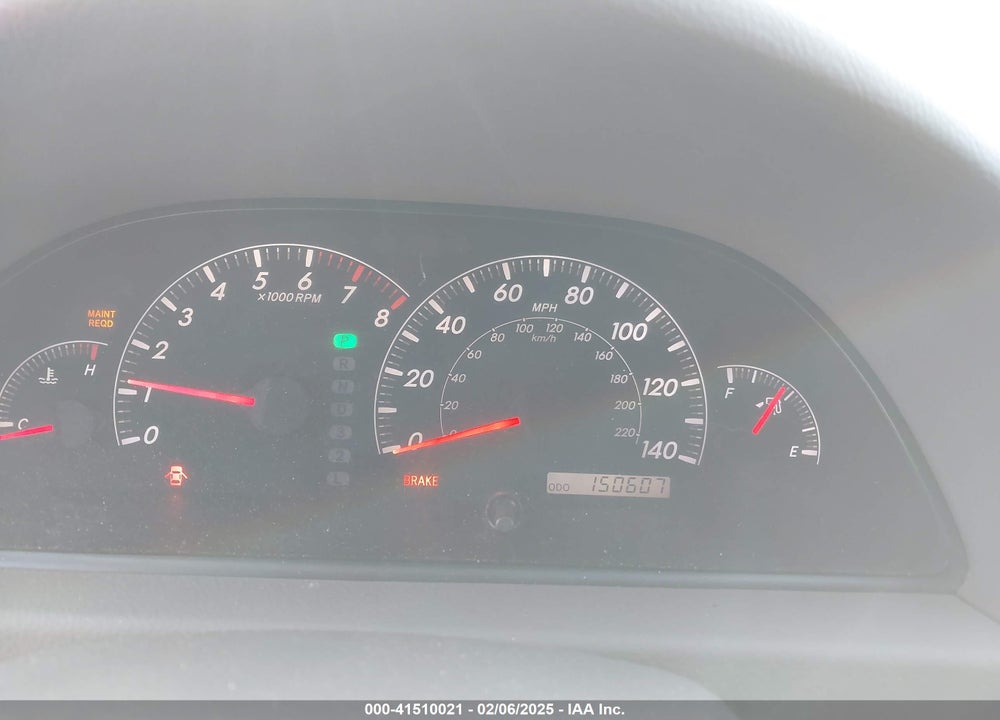 2006 TOYOTA CAMRY XLE VIN: 4T1BE30K06U123405