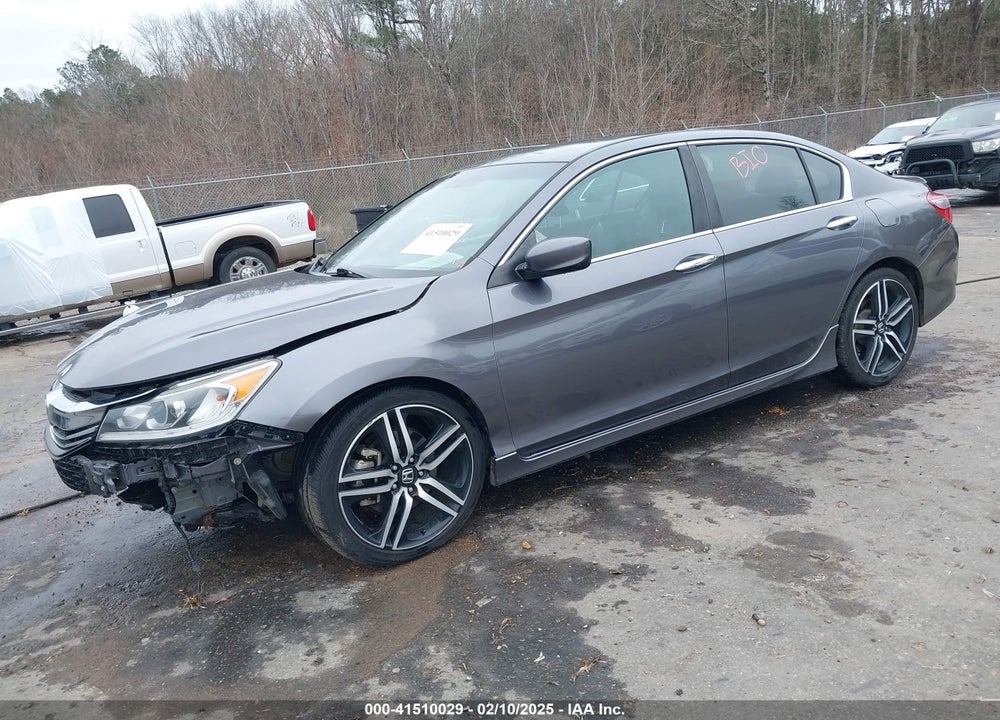2017 HONDA ACCORD SPORT VIN: 1HGCR2F54HA016808