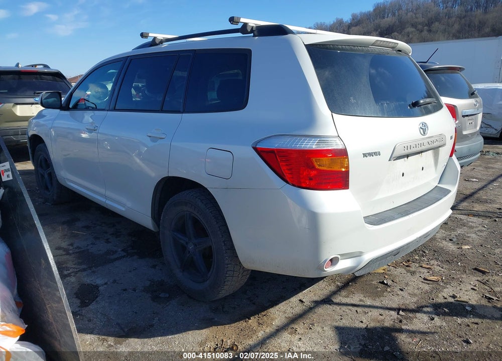 2009 TOYOTA HIGHLANDER VIN: JTEES41A092128461