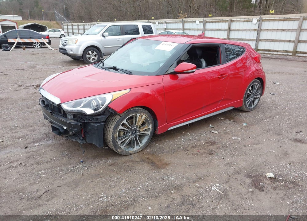 2016 HYUNDAI VELOSTER VIN: KMHTC6AE1GU299126