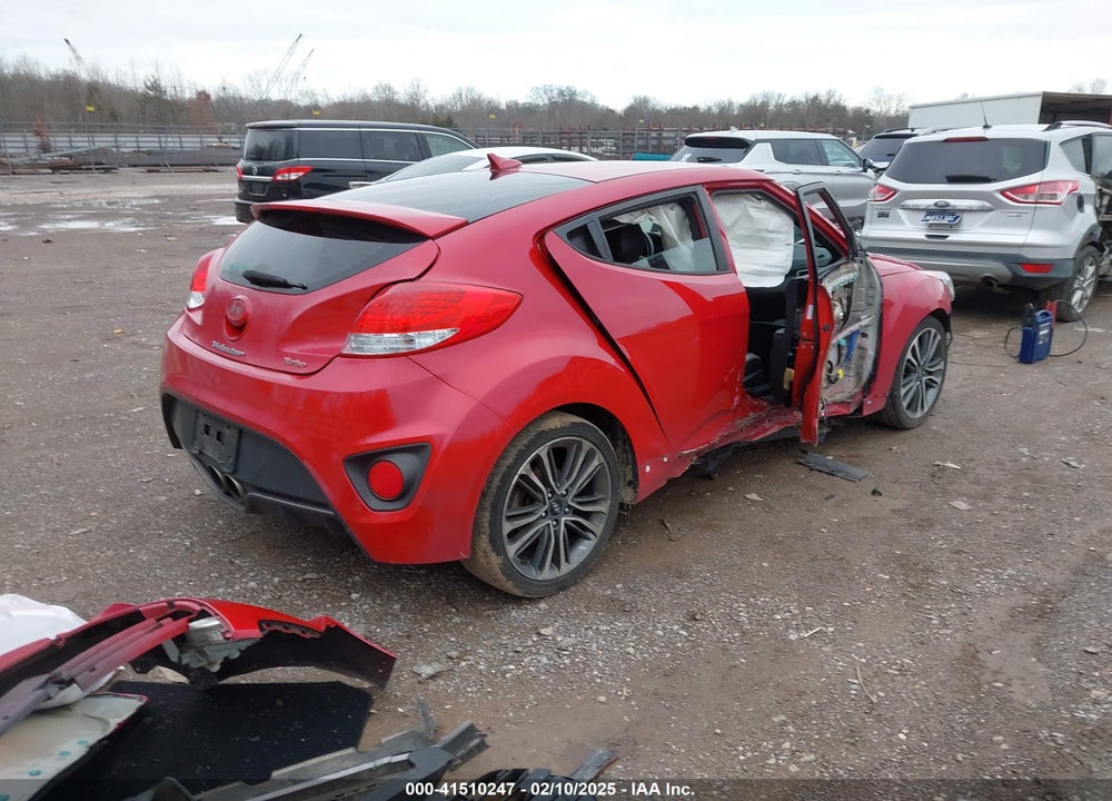 2016 HYUNDAI VELOSTER VIN: KMHTC6AE1GU299126