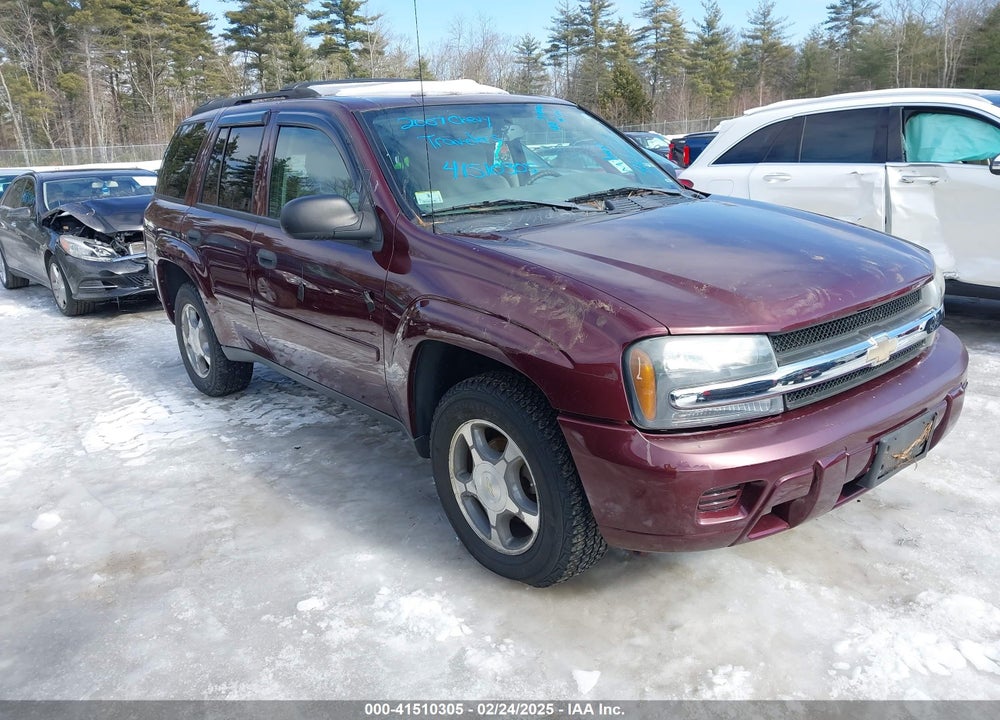 2007 CHEVROLET TRAILBLAZER LS VIN: 1GNDT13S472254165