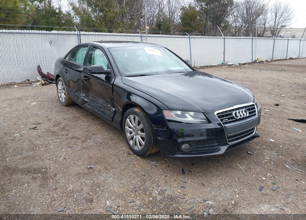 2012 AUDI A4 2.0T PREMIUM VIN: WAUBFAFL4CA114304