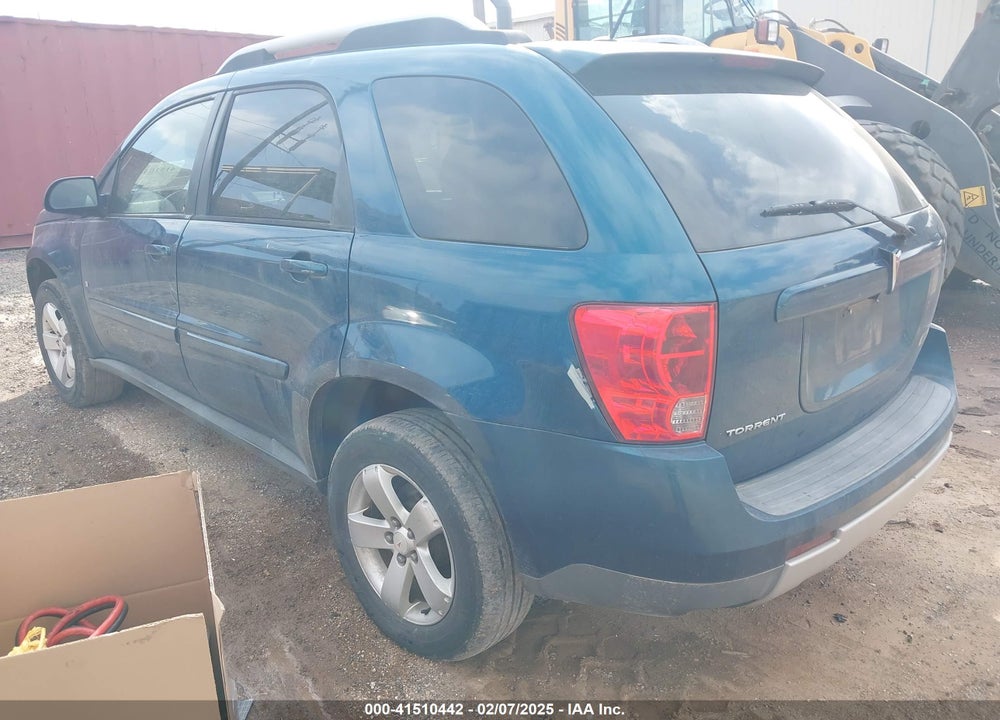 2007 PONTIAC TORRENT VIN: 2CKDL63F076106292