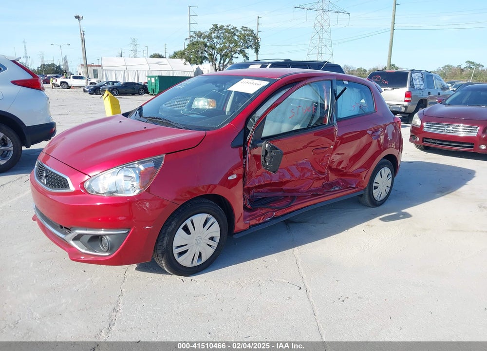 2019 MITSUBISHI MIRAGE VIN: ML32A3HJ8KH006723