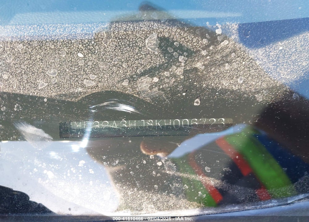 2019 MITSUBISHI MIRAGE VIN: ML32A3HJ8KH006723