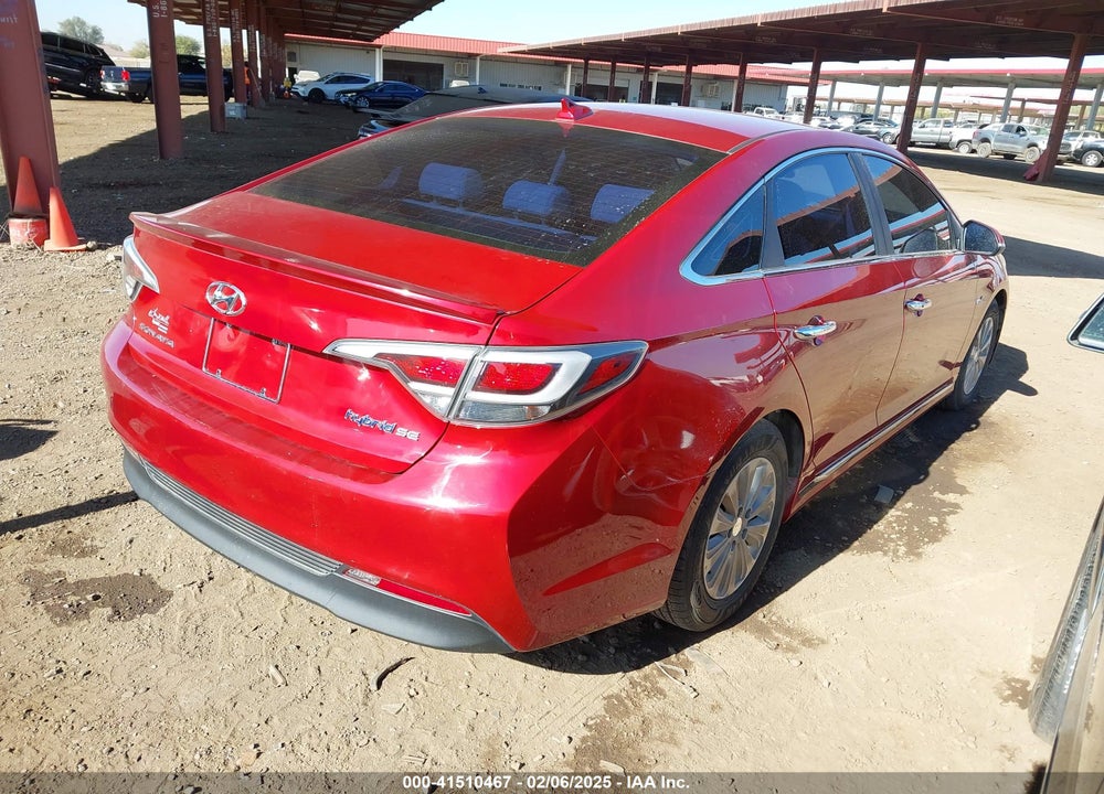 2016 HYUNDAI SONATA HYBRID VIN: KMHE24L15GA010728