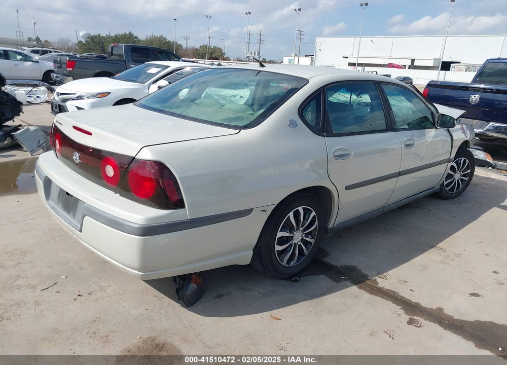 2004 CHEVROLET IMPALA VIN: 2G1WF52E449328010