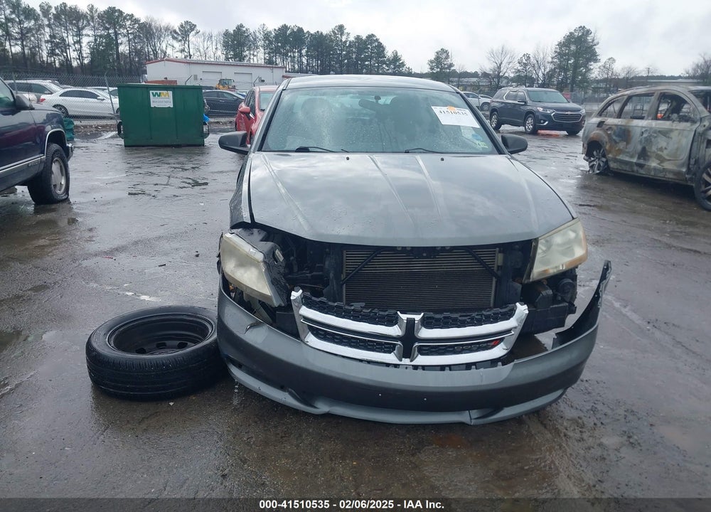 2012 DODGE AVENGER VIN: 1C3CDZAB9CN324212