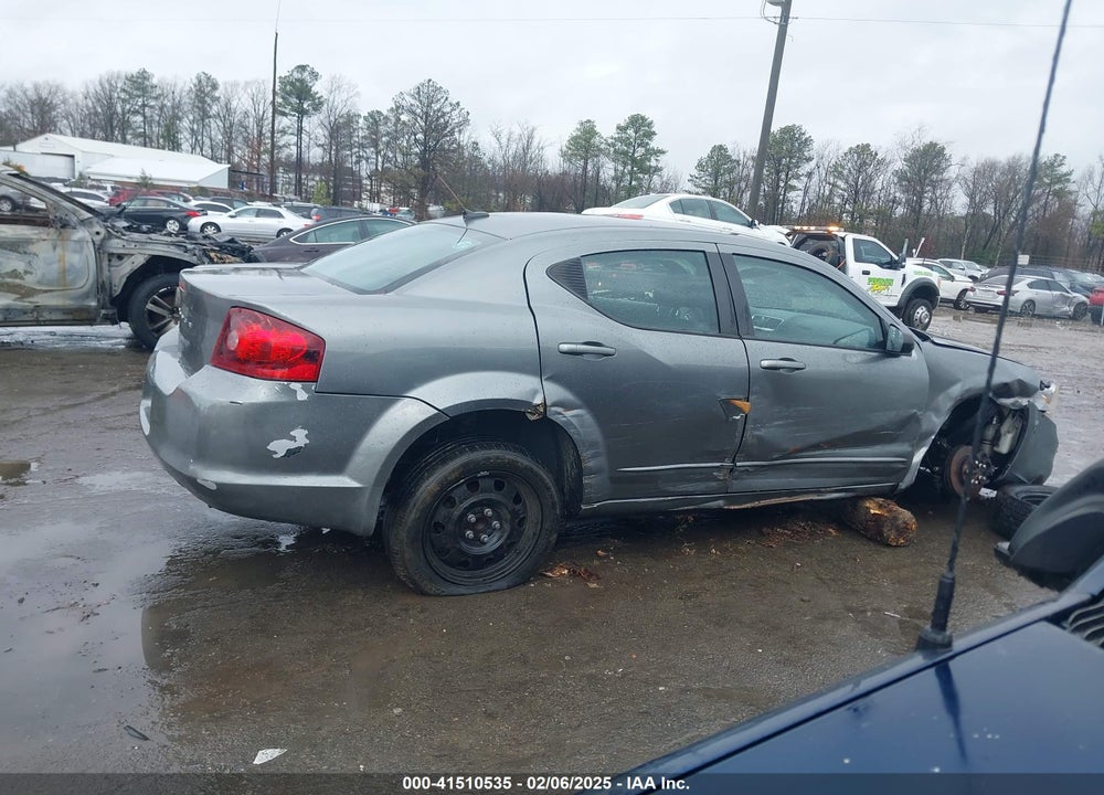 2012 DODGE AVENGER VIN: 1C3CDZAB9CN324212