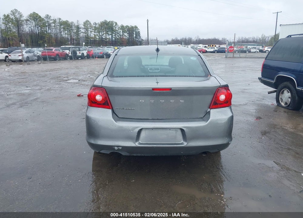 2012 DODGE AVENGER VIN: 1C3CDZAB9CN324212