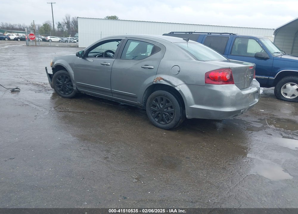 2012 DODGE AVENGER VIN: 1C3CDZAB9CN324212