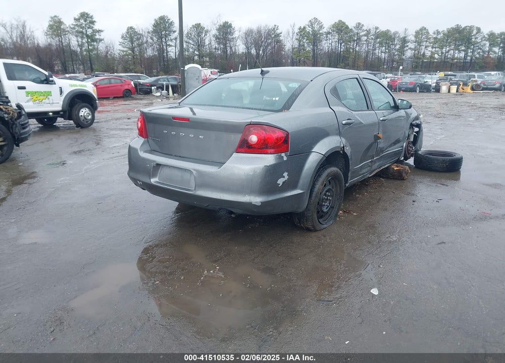 2012 DODGE AVENGER VIN: 1C3CDZAB9CN324212