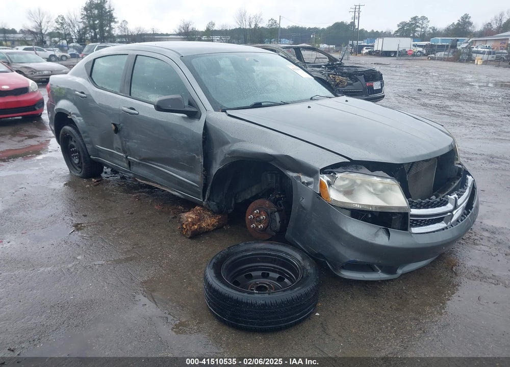 2012 DODGE AVENGER VIN: 1C3CDZAB9CN324212